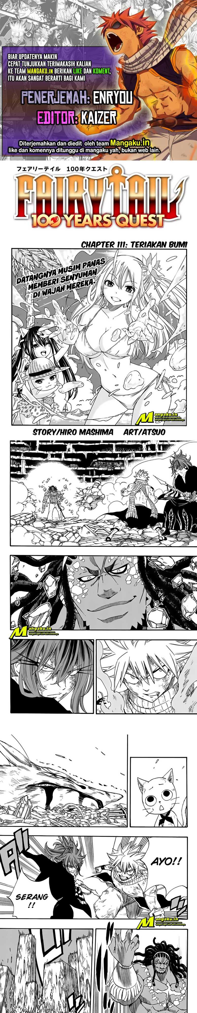 Fairy Tail 100 Years Quest Chapter 111