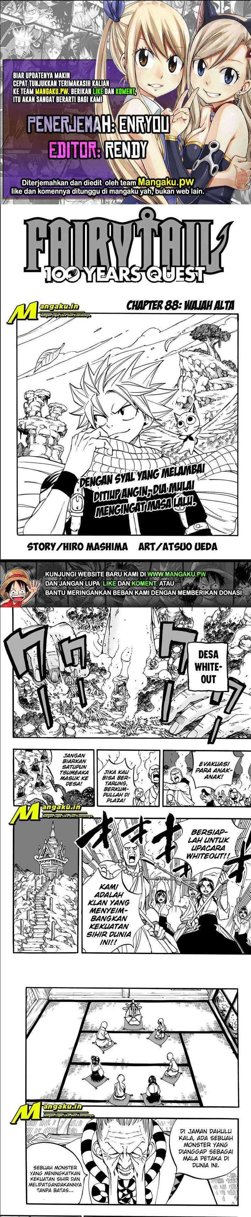 Fairy Tail 100 Years Quest Chapter 88