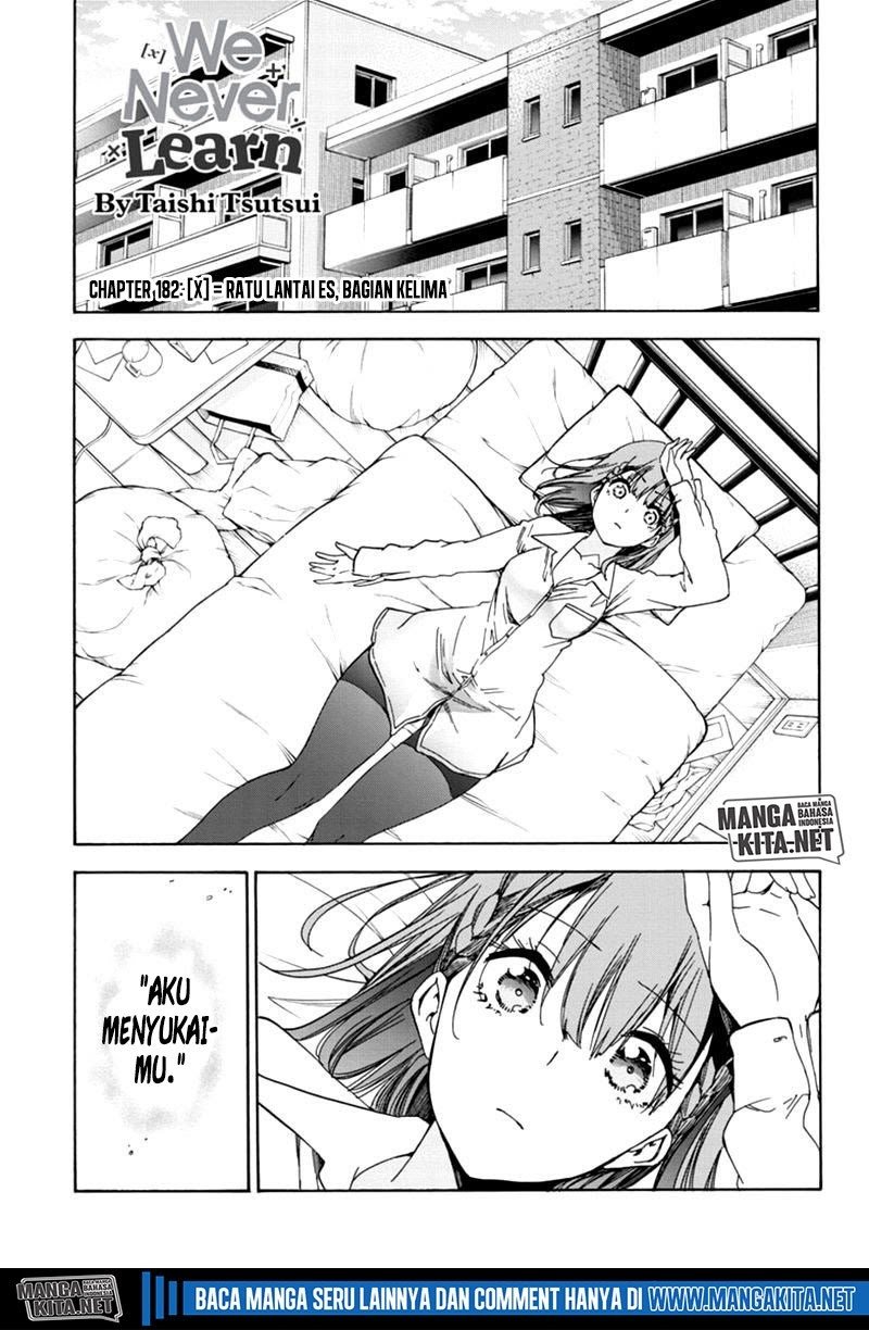 Bokutachi Wa Benkyou Ga Dekinai Chapter 182