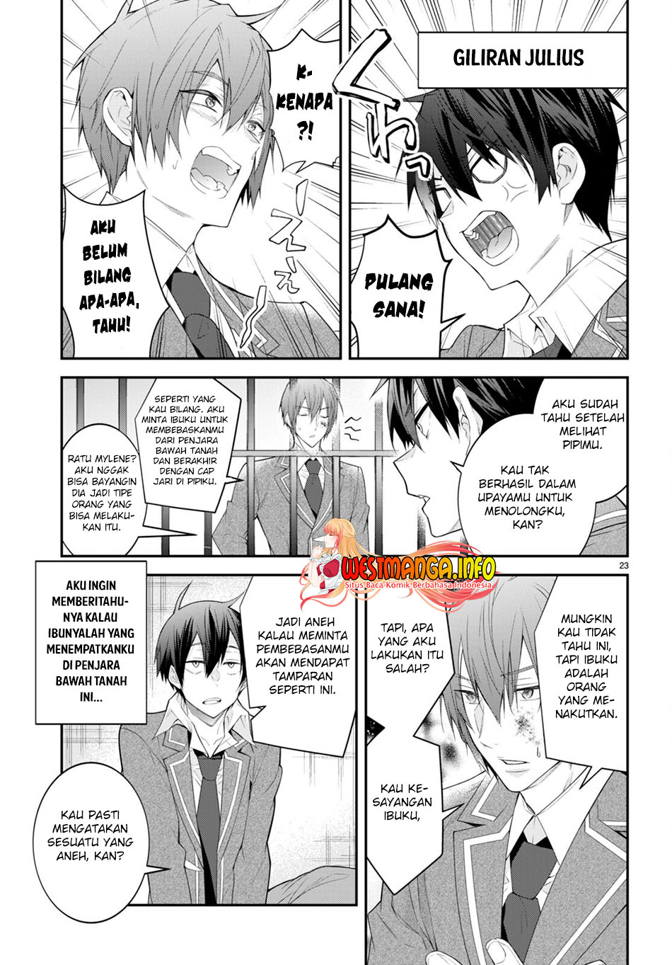 Otome Game Sekai Wa Mob Ni Kibishii Sekai Desu Chapter 48