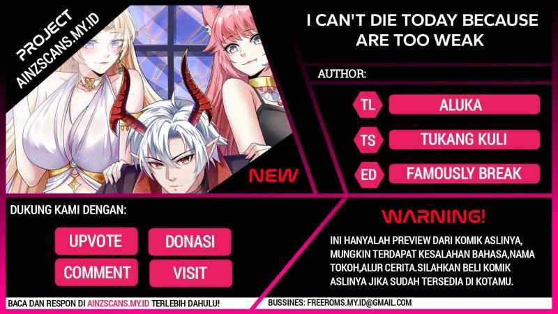 I Can’t Die Today Because You Are Too Weak Chapter 5