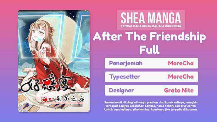 After The Friendship Full Chapter 10