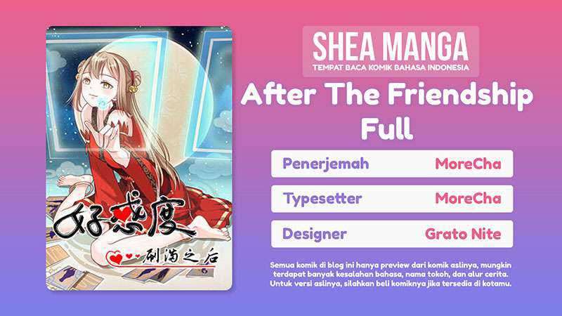 After The Friendship Full Chapter 13