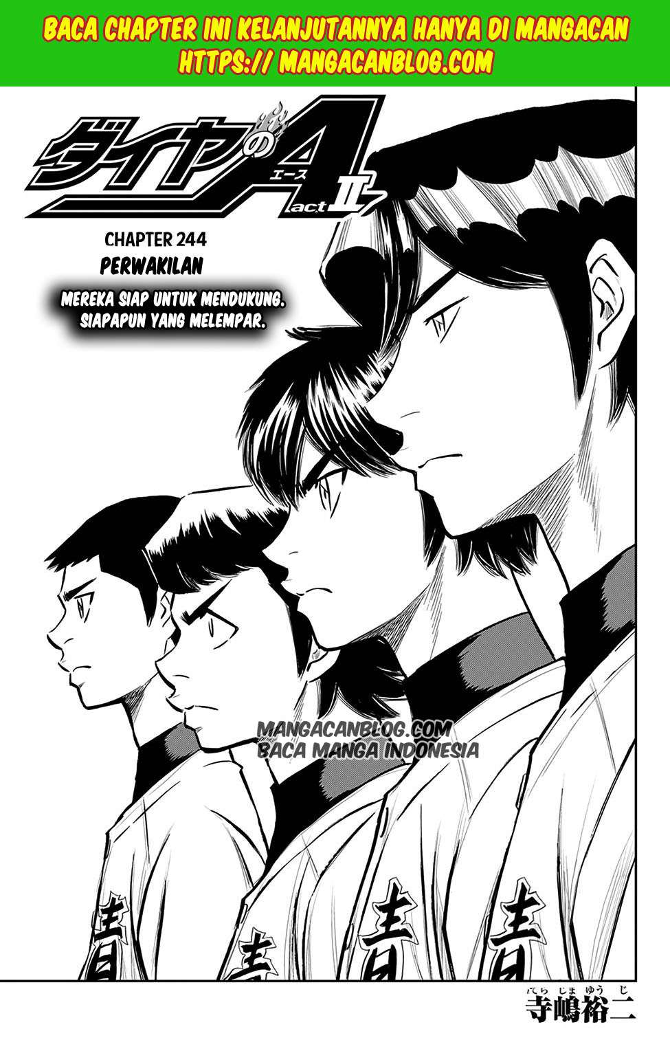 Diamond No Ace Act 2 Chapter 244