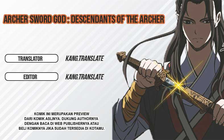Archer Sword God  Descendants Of The Archer Chapter 0