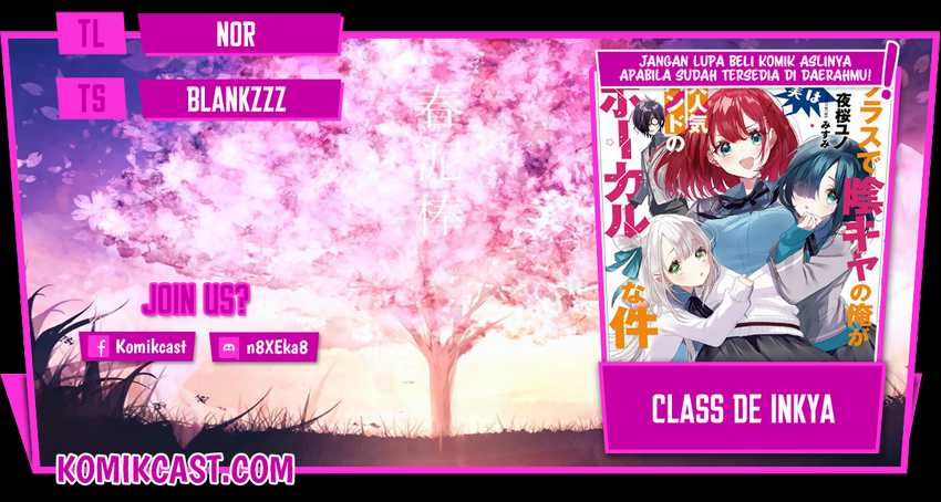 Class De Inkya No Ore Ga Jitsu Wa Daininki Band No Vocal Na Ken Chapter 10