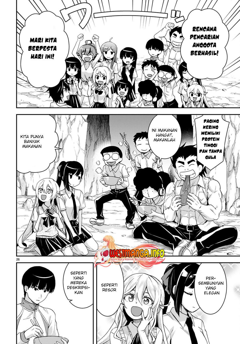 Isekai Yurutto Survival Seikatsu Gakkou No Minna To Isekai No Mujintou Ni Tenishitakedo Ore Dake Rakushou Desu Chapter 16