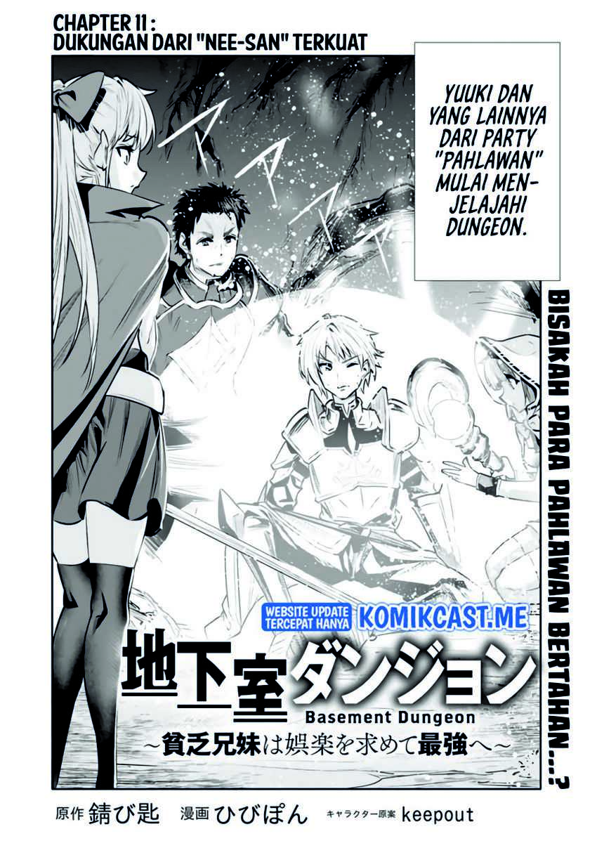 Chikashitsu Dungeon Binbou Kyoudai Wa Goraku O Motomete Saikyou E Chapter 11