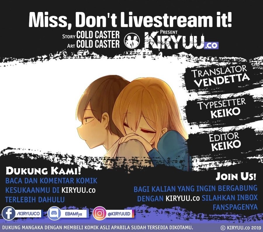Miss, Don’t Livestream It! Chapter 13