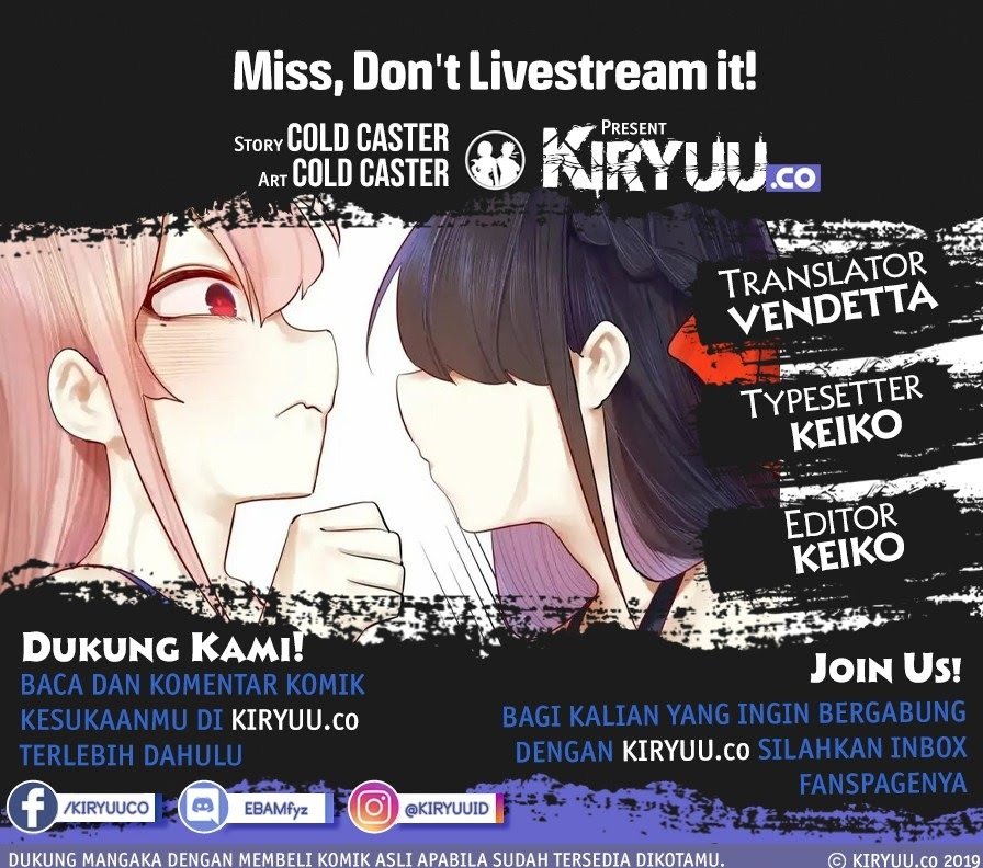 Miss, Don’t Livestream It! Chapter 14