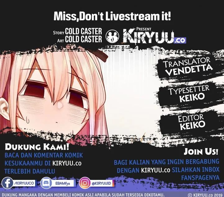 Miss, Don’t Livestream It! Chapter 23