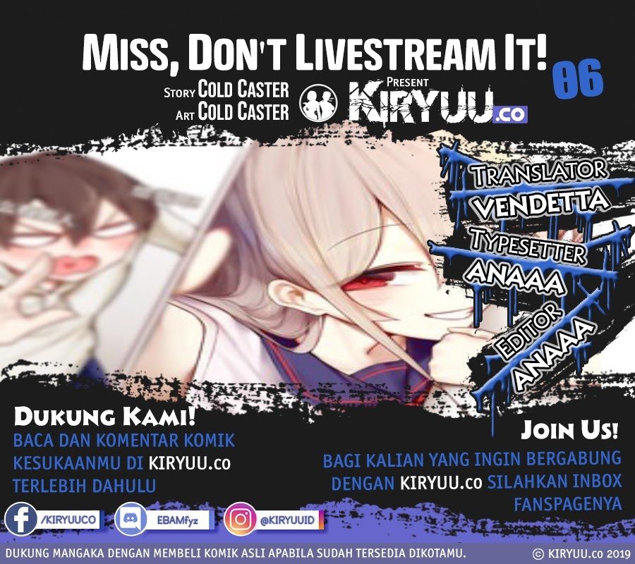 Miss, Don’t Livestream It! Chapter 6