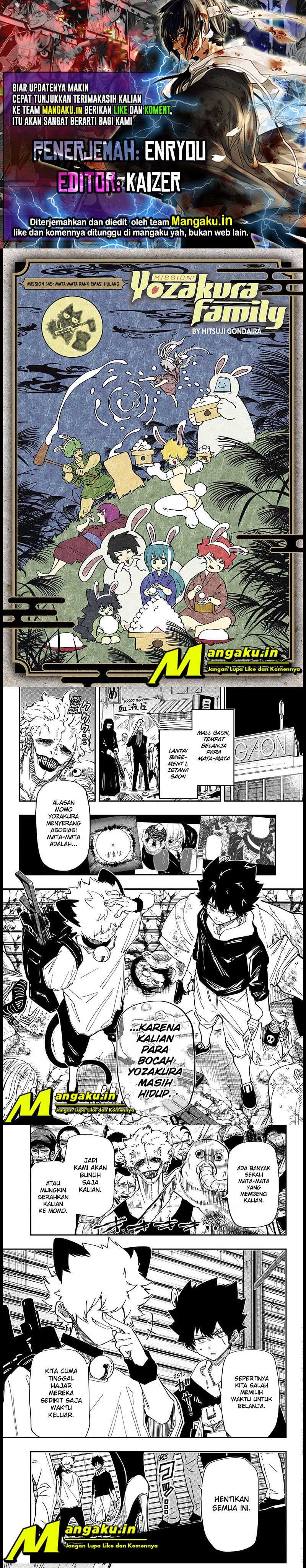 Mission Yozakura Family Chapter 145