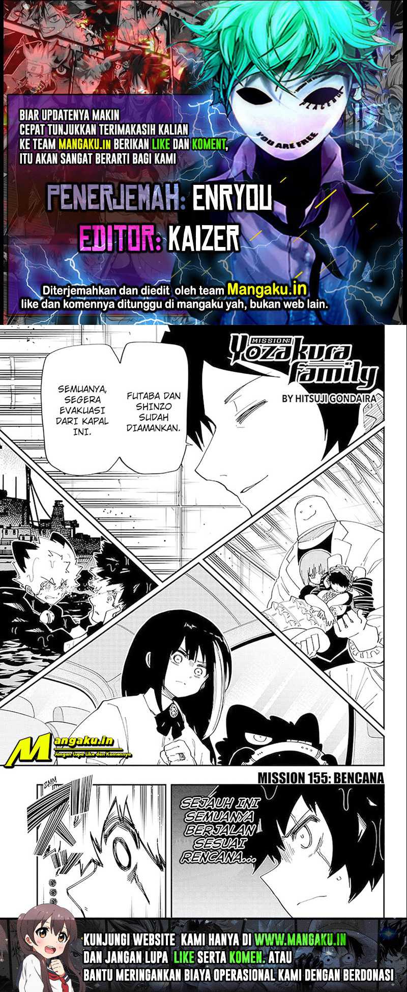 Mission Yozakura Family Chapter 155