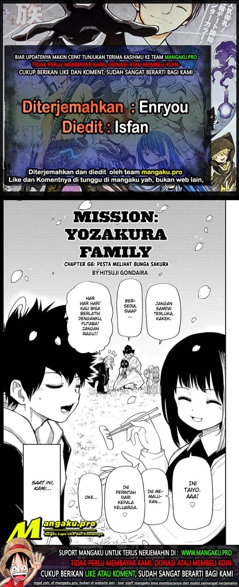 Mission Yozakura Family Chapter 66