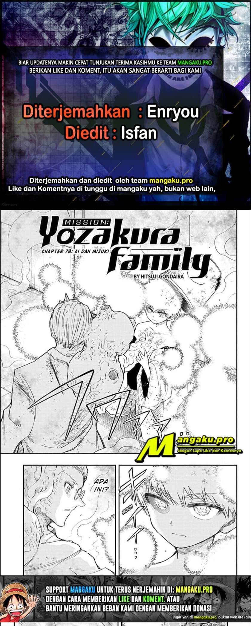 Mission Yozakura Family Chapter 78