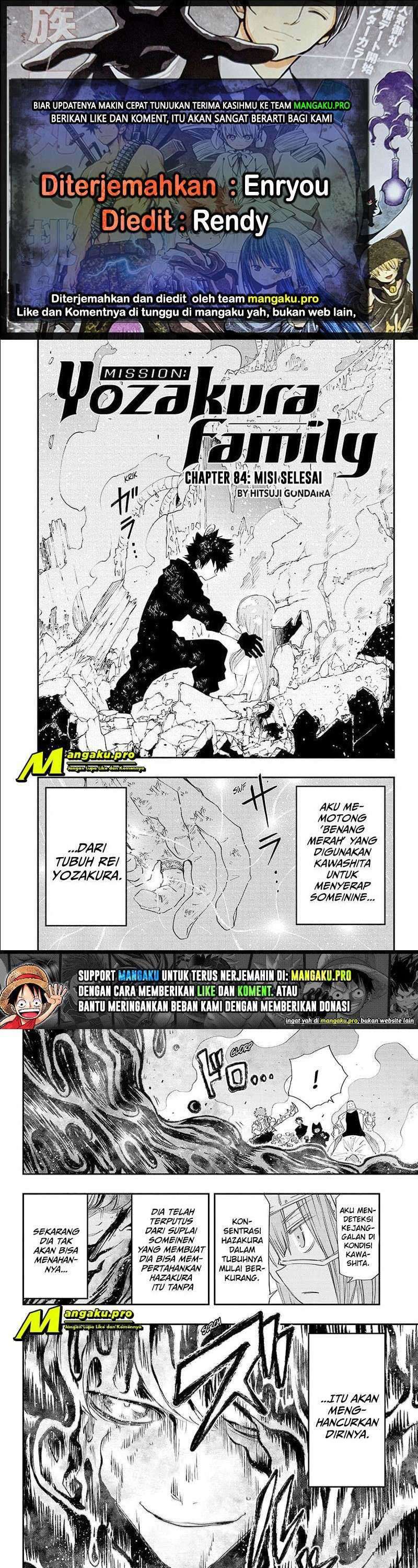 Mission Yozakura Family Chapter 84