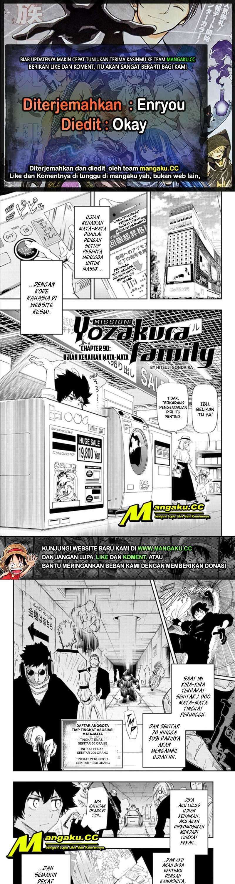 Mission Yozakura Family Chapter 90