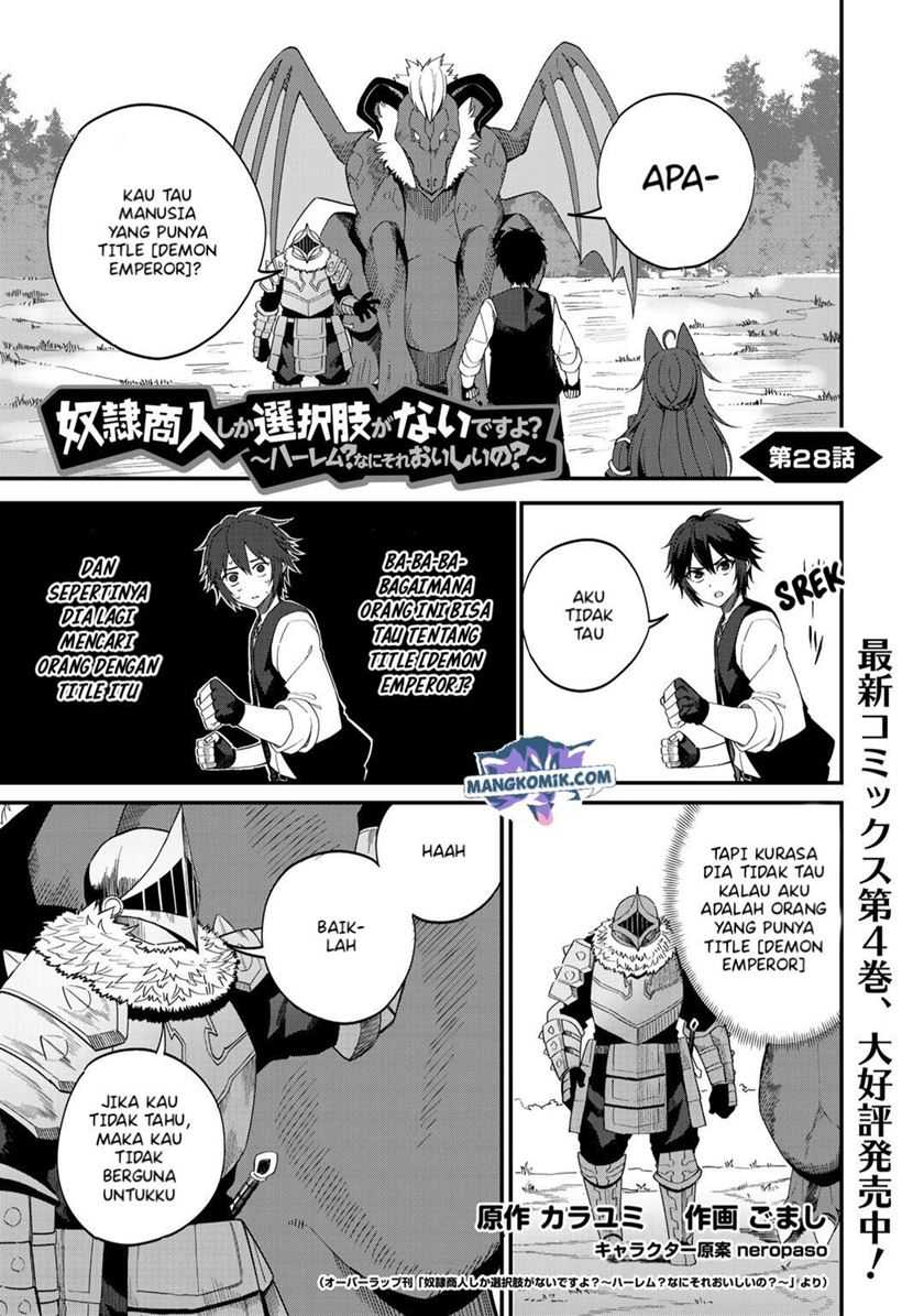 Dorei Shounin Shika Sentakushi Ga Nai Desu Yo Harem Nani Sore Oishii No Chapter 28