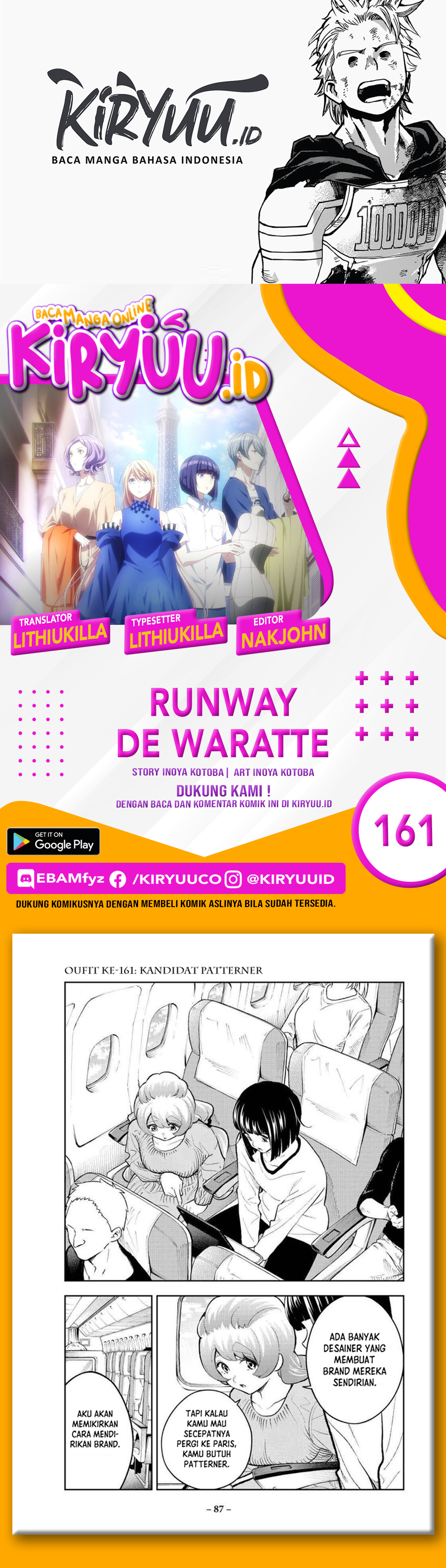 Runway De Waratte Chapter 161
