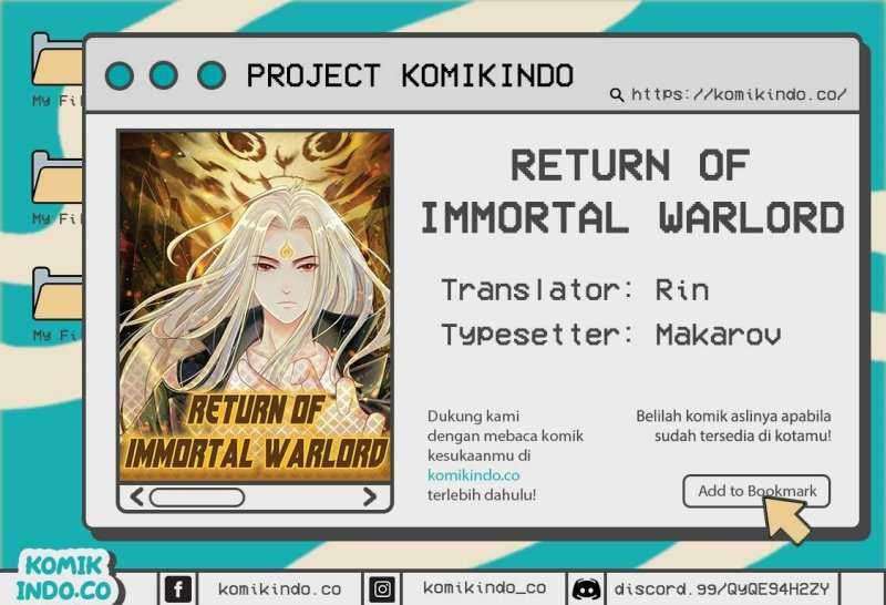 Return Of Immortal Warlord Chapter 3