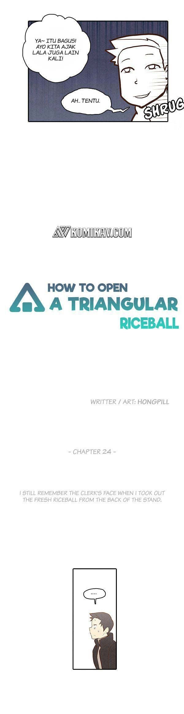 How To Open A Triangular Riceball Chapter 24
