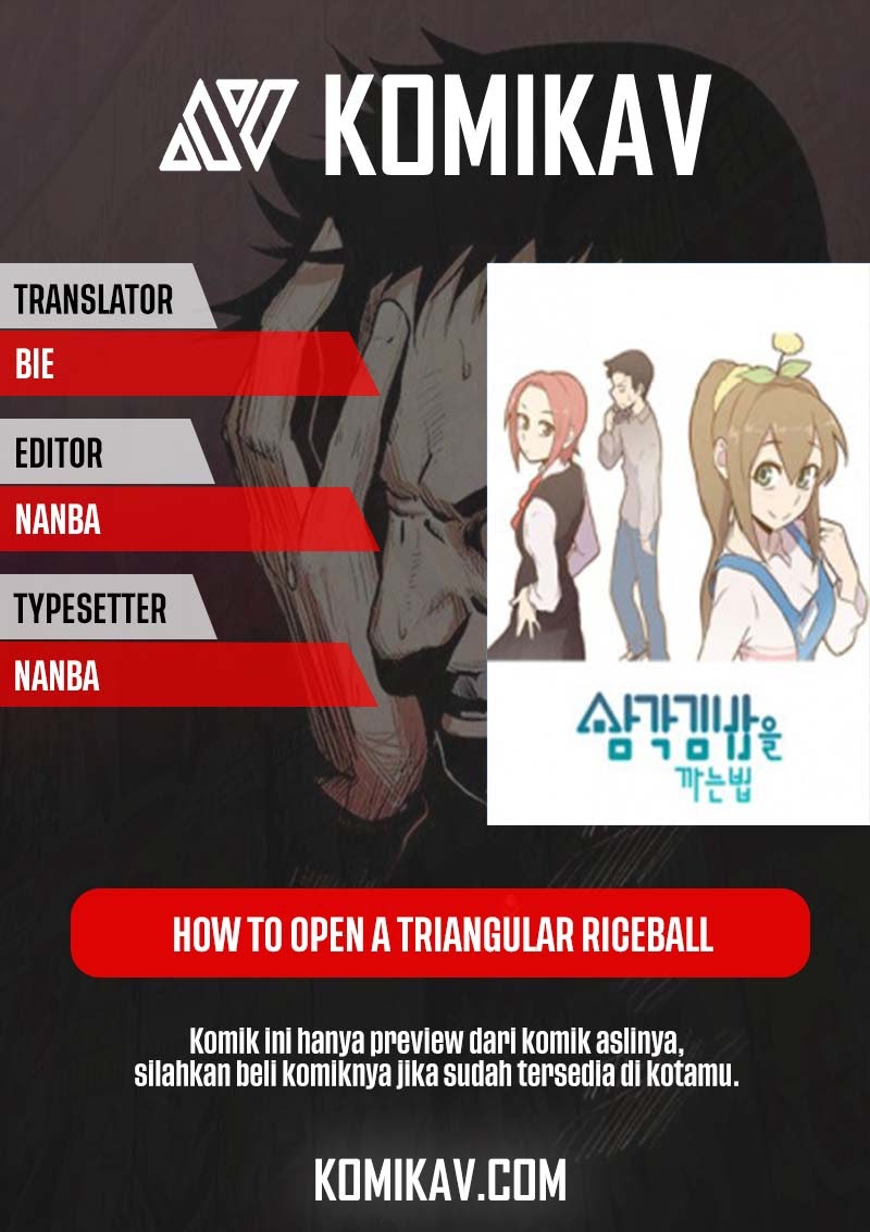 How To Open A Triangular Riceball Chapter 26