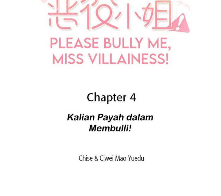 Please Bully Me, Miss Villainess! Chapter 4