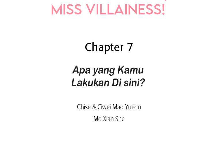 Please Bully Me, Miss Villainess! Chapter 7