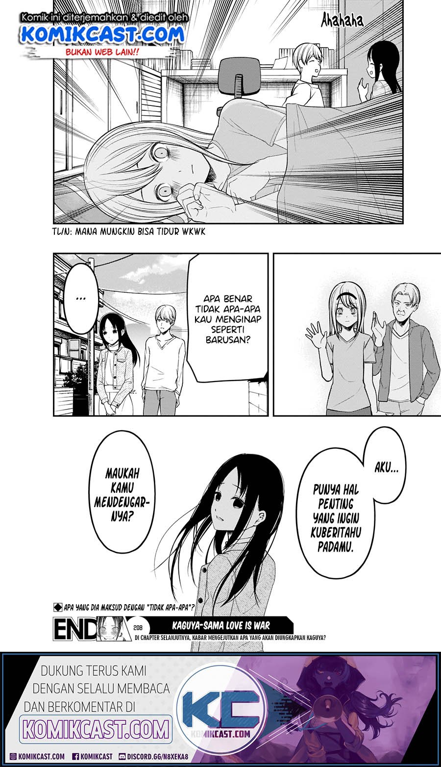 Kaguya-sama Wa Kokurasetai Tensai-tachi No Renai Zunousen Chapter 208