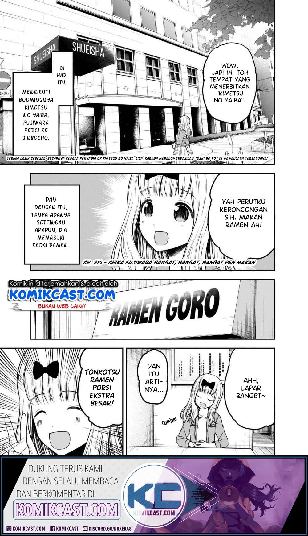 Kaguya-sama Wa Kokurasetai Tensai-tachi No Renai Zunousen Chapter 210