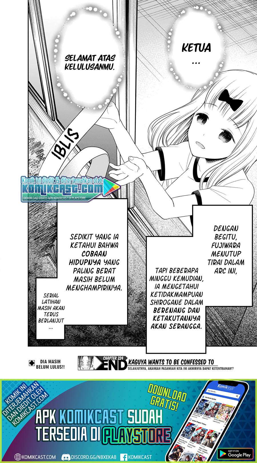 Kaguya-sama Wa Kokurasetai Tensai-tachi No Renai Zunousen Chapter 224