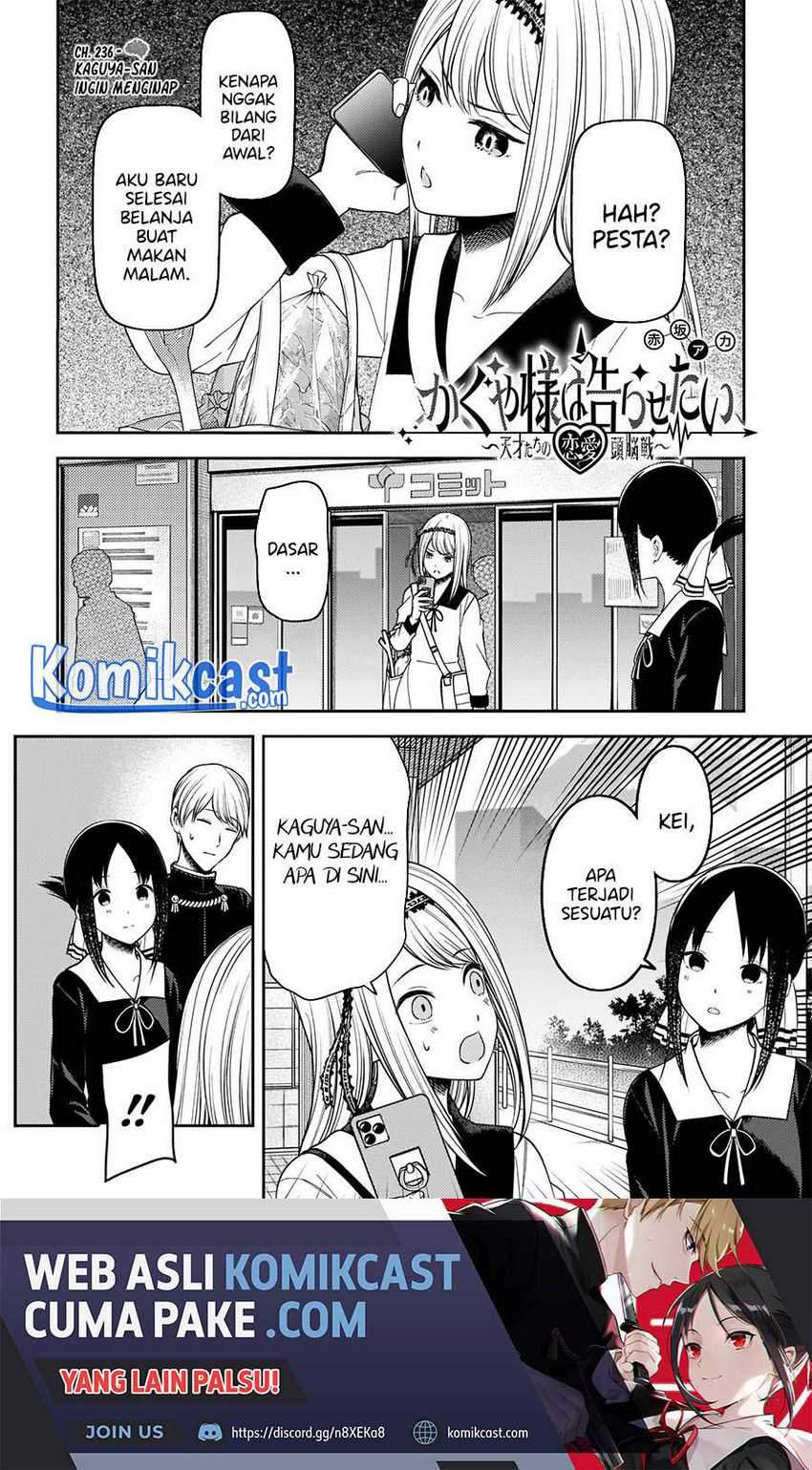 Kaguya-sama Wa Kokurasetai Tensai-tachi No Renai Zunousen Chapter 236