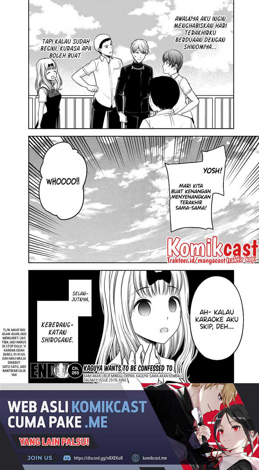 Kaguya-sama Wa Kokurasetai Tensai-tachi No Renai Zunousen Chapter 265