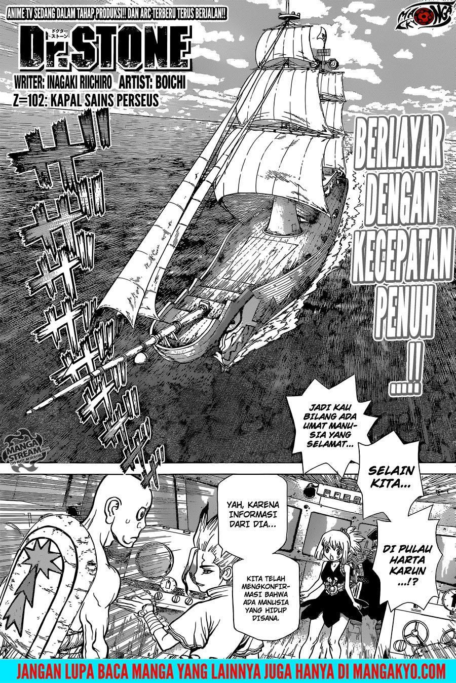 Dr. Stone Chapter 102