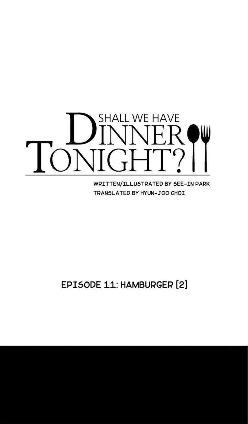 Shall We Have Dinner Tonight Chapter 11
