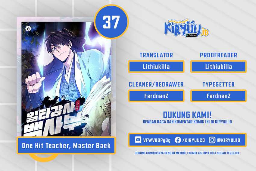 Number One Star Instructor Master Baek Chapter 37