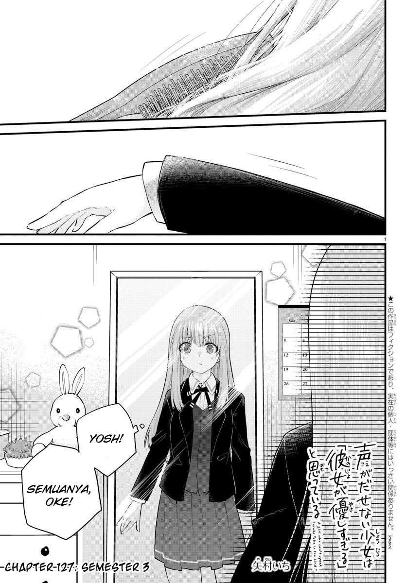 Koe Ga Dasenai Shoujo Wa Kanojo Ga Yasashisugiru To Omotte Iru Chapter 127