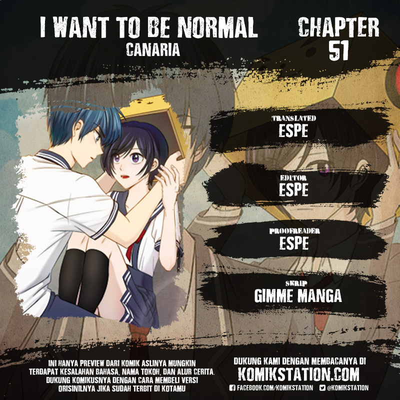 I Want To Be Normal Chapter 51