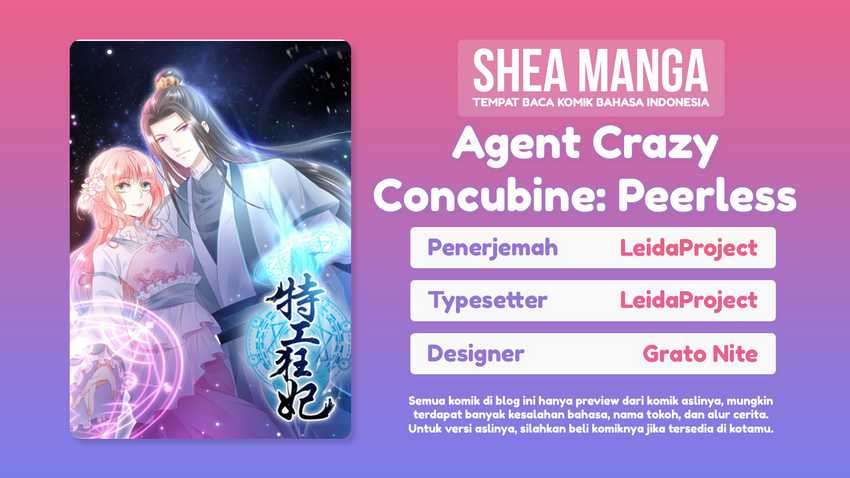 Agent Crazy Concubine Peerless Comprehension Chapter 4