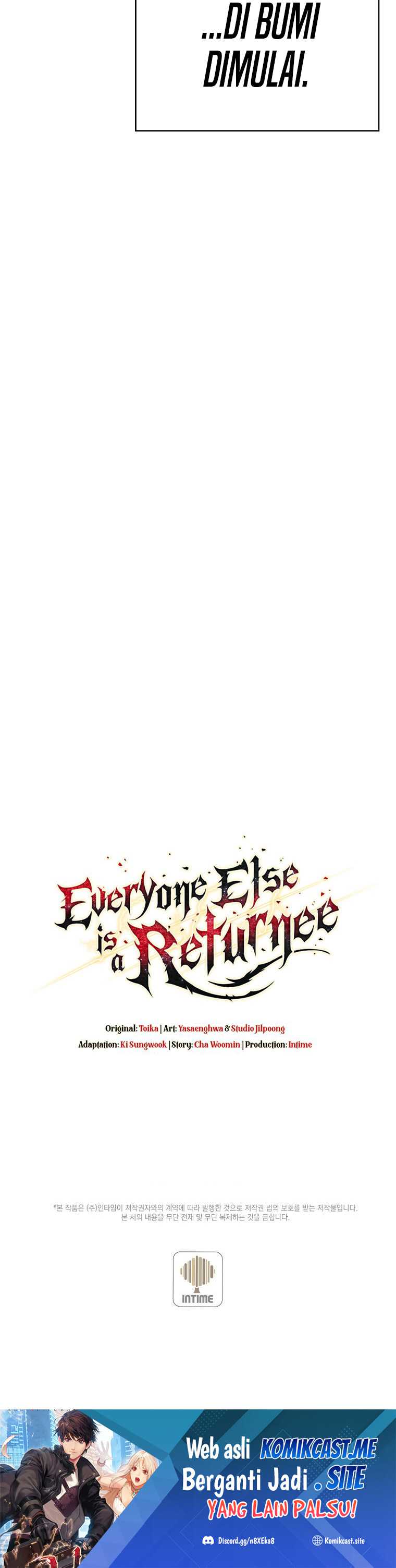 Everyone Else Is A Returnee Chapter 1