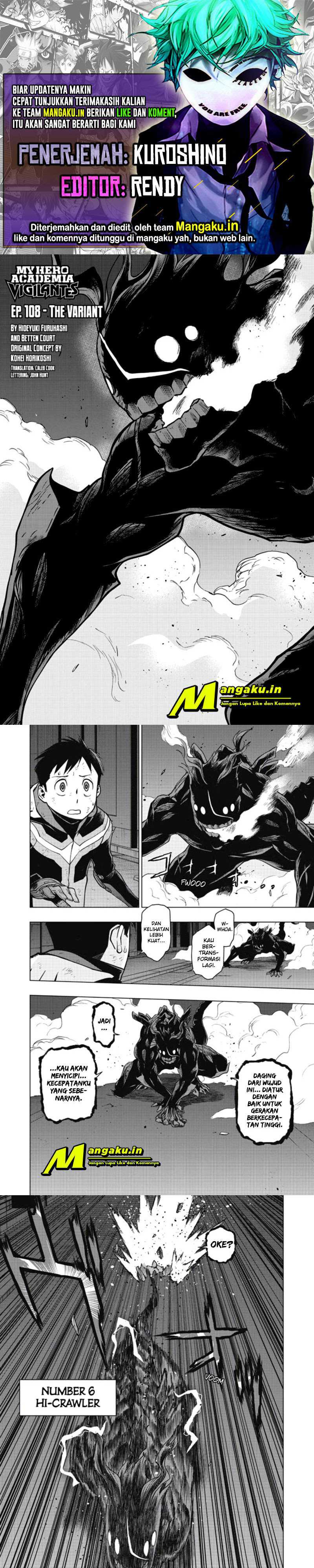 Vigilante Boku No Hero Academia Illegals Chapter 108