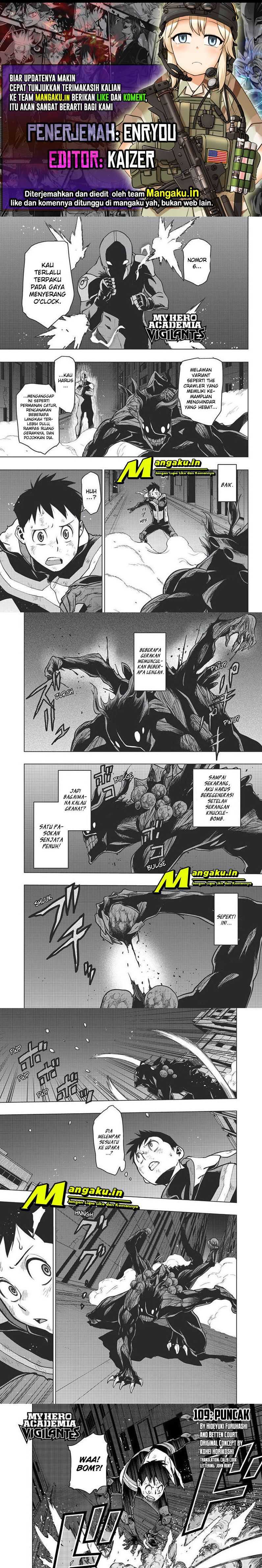 Vigilante Boku No Hero Academia Illegals Chapter 109