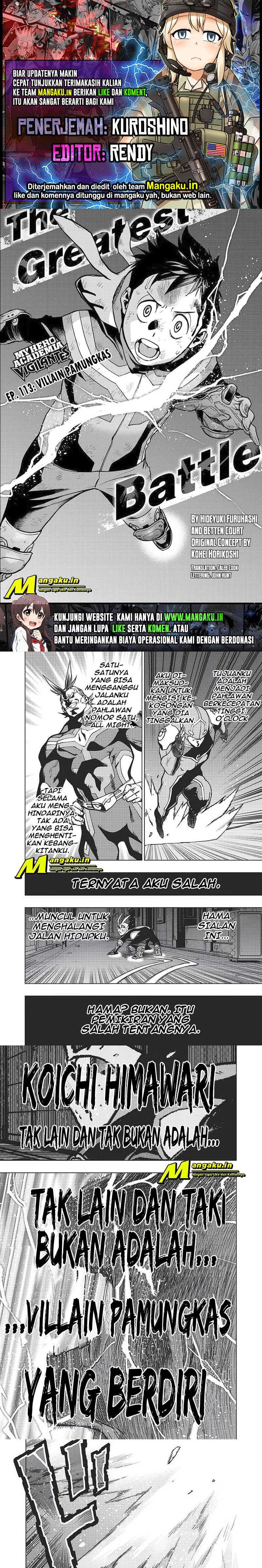 Vigilante Boku No Hero Academia Illegals Chapter 113