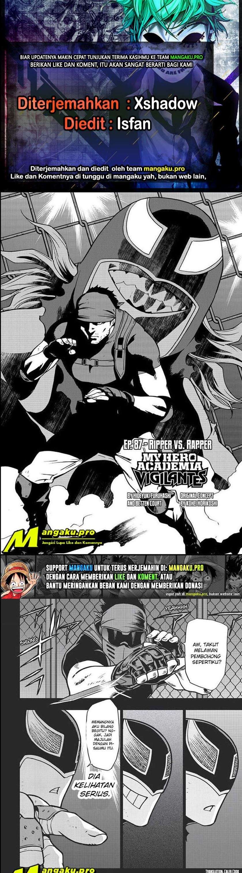 Vigilante Boku No Hero Academia Illegals Chapter 87