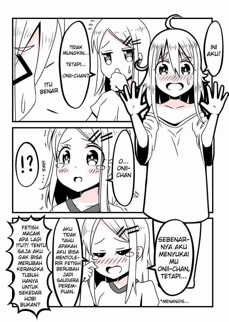 A Story In Which An Older Brother Becomes A Little Sister Chapter 2