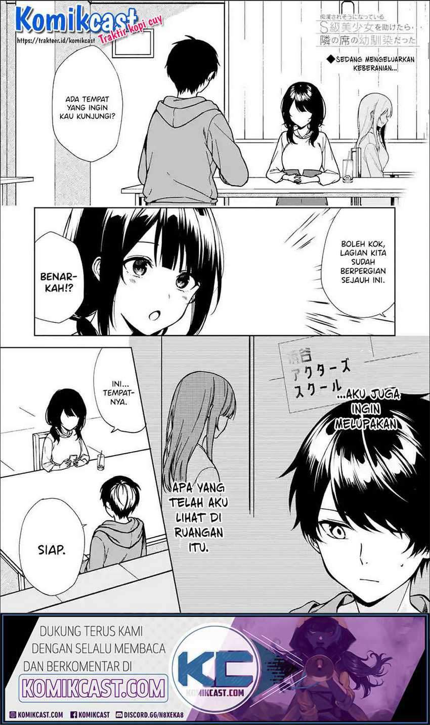 Chikan Saresou Ni Natteiru S-kyuu Bishoujo Wo Tasuketara Tonari No Seki No Osanajimi Datta Chapter 33.1