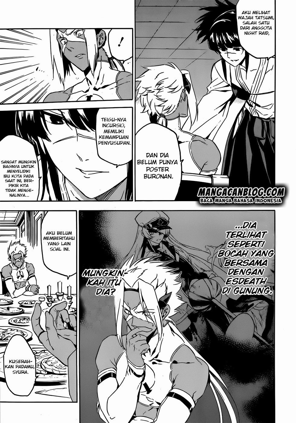 Akame Ga Kill! Chapter 50