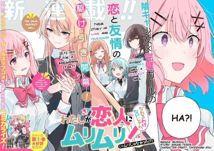 Watashi Ga Koibito Ni Nareru Wake Naijan, Muri Muri! (muri Janakatta!) Chapter 1