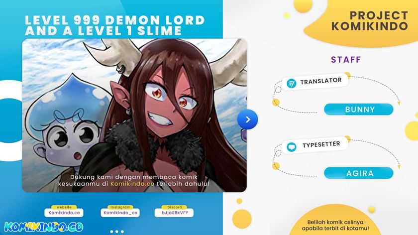 Level 999 Demon Lord And A Level 1 Slime Chapter 1